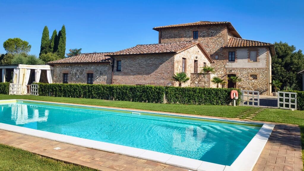 Trouwlocatie met zwembad in Toscane
